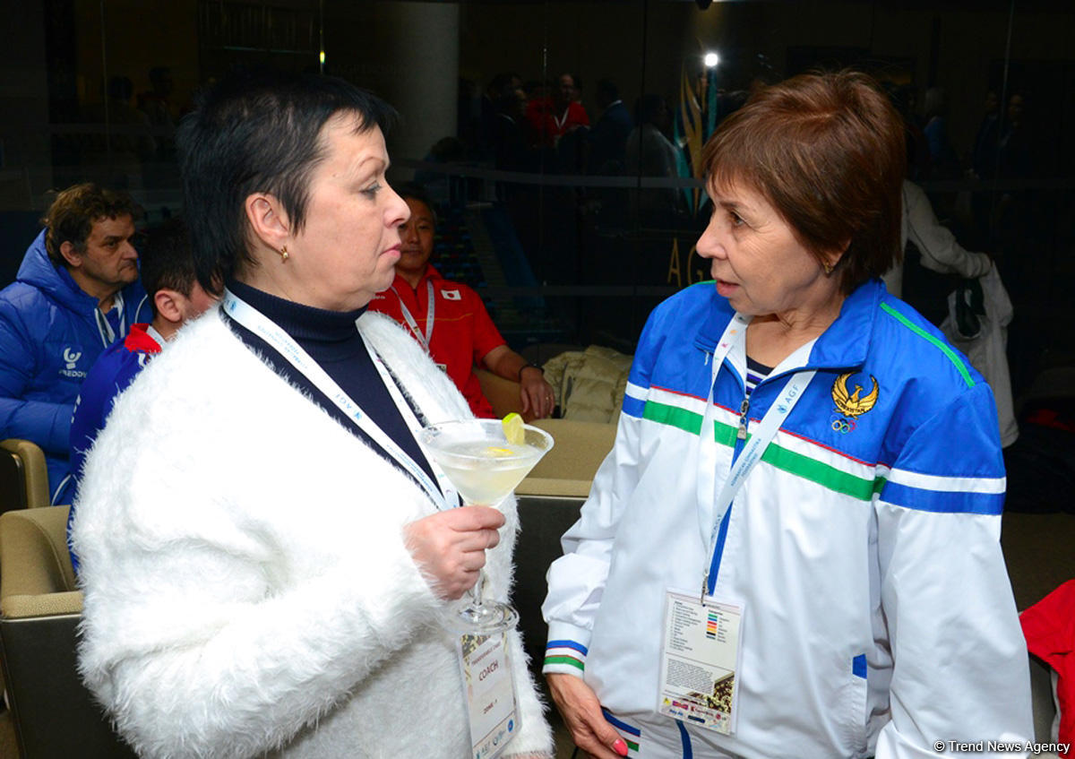 Bakıda batut gimnastikası üzrə Dünya Kubokunda iştirak edən nümayəndə heyətlərinin rəhbər və təmsilçilərinin görüşü keçirilib (FOTOREPORTAJ)