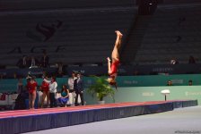 Bakıda kişilər və qadınlar arasında batut gimnastikası və tamblinq üzrə FIG Dünya kubokunun təsnifat yarışları (FOTOREPORTAJ)