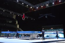 Bakıda kişilər və qadınlar arasında batut gimnastikası və tamblinq üzrə FIG Dünya kubokunun təsnifat yarışları (FOTOREPORTAJ)