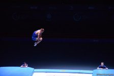 Azərbaycan gimnastı batut gimnastikası üzrə Dünya kubokunun finalına çıxıb (FOTO)