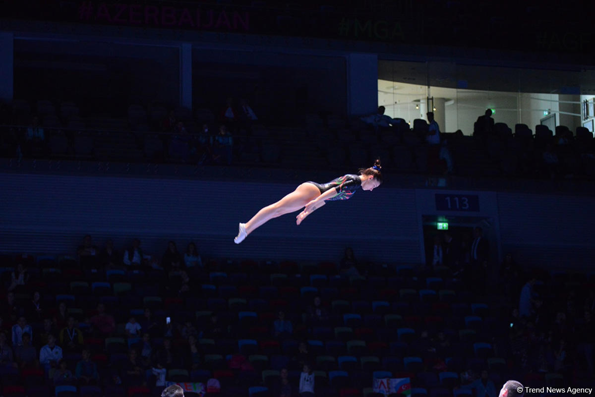 Bakıda kişilər və qadınlar arasında batut gimnastikası və tamblinq üzrə FIG Dünya kubokunun təsnifat yarışları (FOTOREPORTAJ 2)