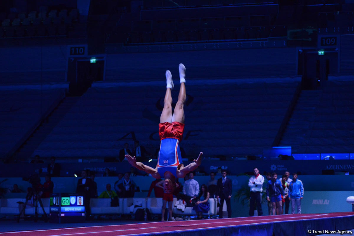 Bakıda kişilər və qadınlar arasında batut gimnastikası və tamblinq üzrə FIG Dünya kubokunun təsnifat yarışları (FOTOREPORTAJ 2)