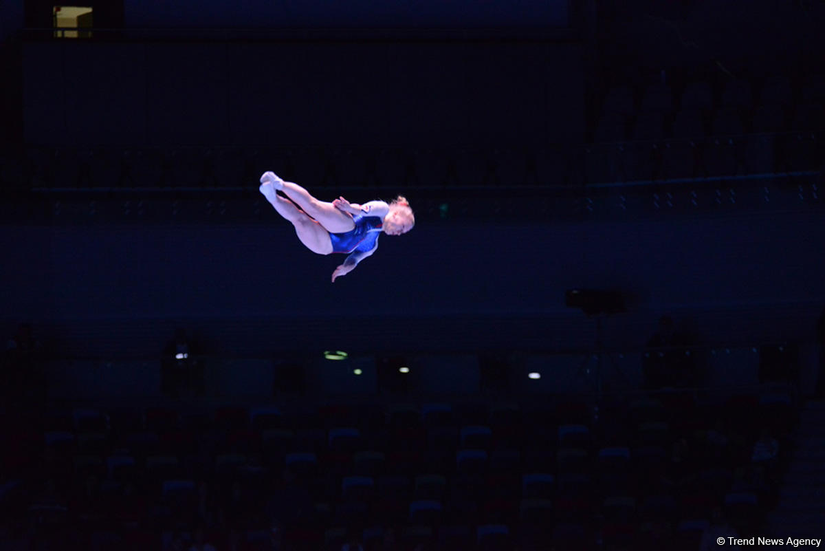 Bakıda kişilər və qadınlar arasında batut gimnastikası və tamblinq üzrə FIG Dünya kubokunun təsnifat yarışları (FOTOREPORTAJ 2)