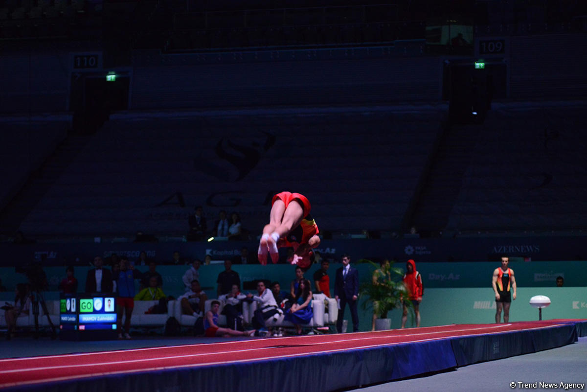 Bakıda kişilər və qadınlar arasında batut gimnastikası və tamblinq üzrə FIG Dünya kubokunun təsnifat yarışları (FOTOREPORTAJ 2)