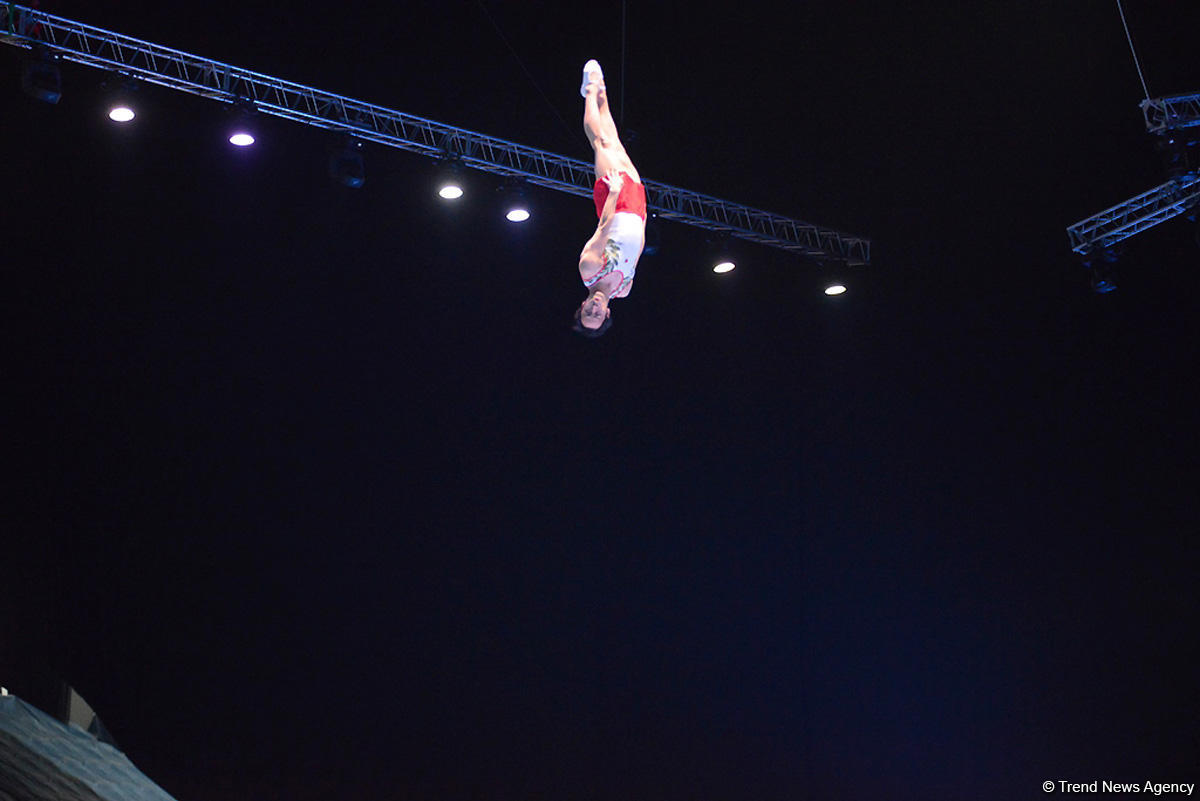 Bakıda kişilər və qadınlar arasında batut gimnastikası və tamblinq üzrə FIG Dünya kubokunun təsnifat yarışları (FOTOREPORTAJ)