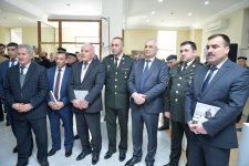 Aprel şəhidi olan heykəltəraşın sərgisinin açılışı olub (FOTO)