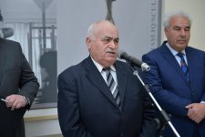 Aprel şəhidi olan heykəltəraşın sərgisinin açılışı olub (FOTO)