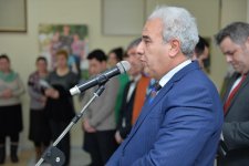 Aprel şəhidi olan heykəltəraşın sərgisinin açılışı olub (FOTO)