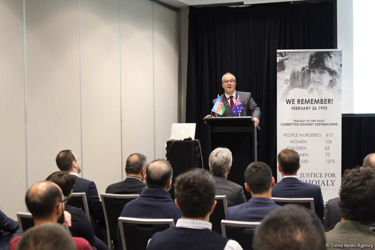 Avstraliyanın Melburn şəhərində Xocalı soyqırımı qurbanları anılıb (FOTO)