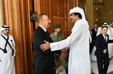 Prezident İlham Əliyevin Qətərə rəsmi səfəri başa çatıb (FOTO) (YENİLƏNİB)