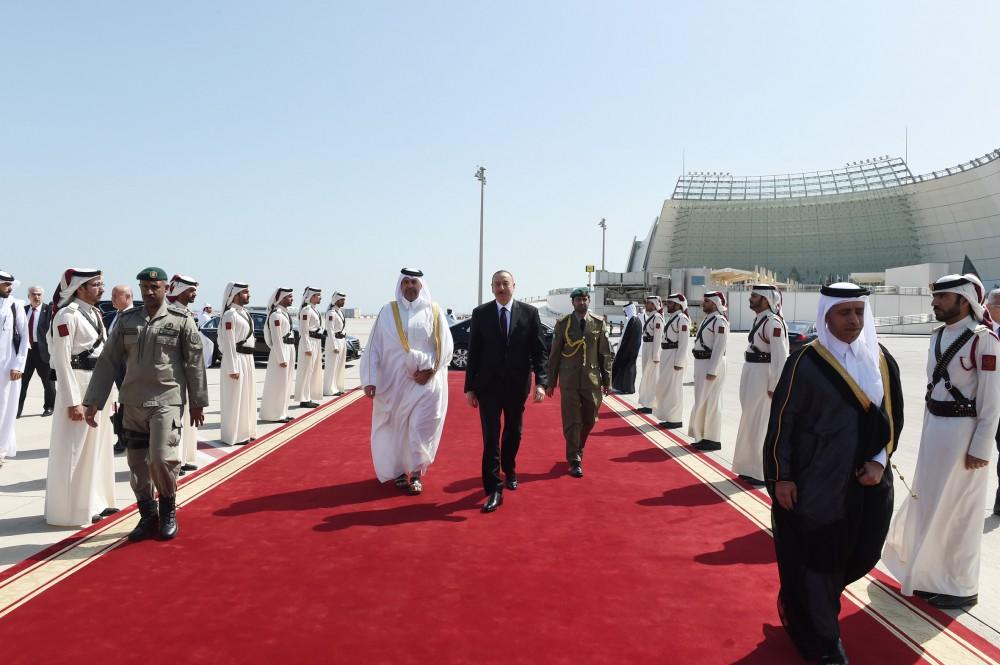 Prezident İlham Əliyevin Qətərə rəsmi səfəri başa çatıb (FOTO) (YENİLƏNİB)