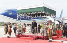 Prezident İlham Əliyev Pakistana səfərə gəlib (FOTO)