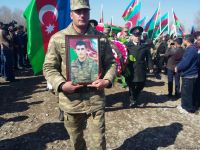 Şəhid Zülfü Qədimov Beyləqanda dəfn edildi (FOTO)