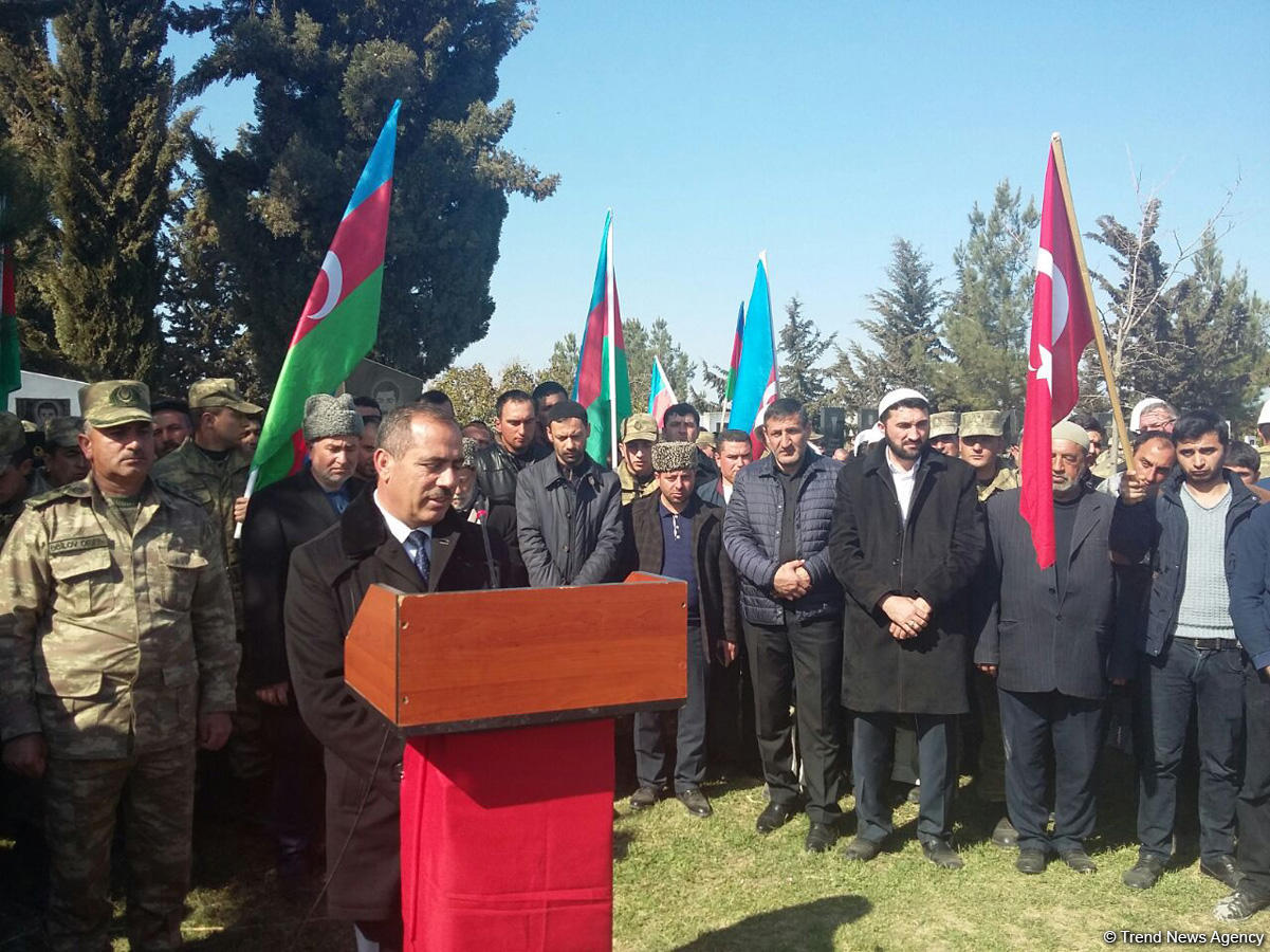 Şəhid Zülfü Qədimov Beyləqanda dəfn edildi (FOTO)