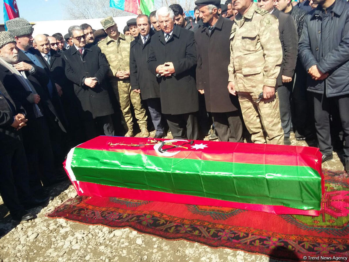 Şəhid Zülfü Qədimov Beyləqanda dəfn edildi (FOTO)