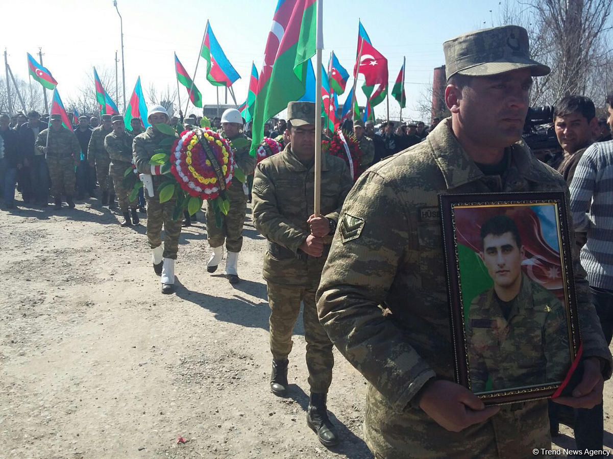 Şəhid Zülfü Qədimov Beyləqanda dəfn edildi (FOTO)