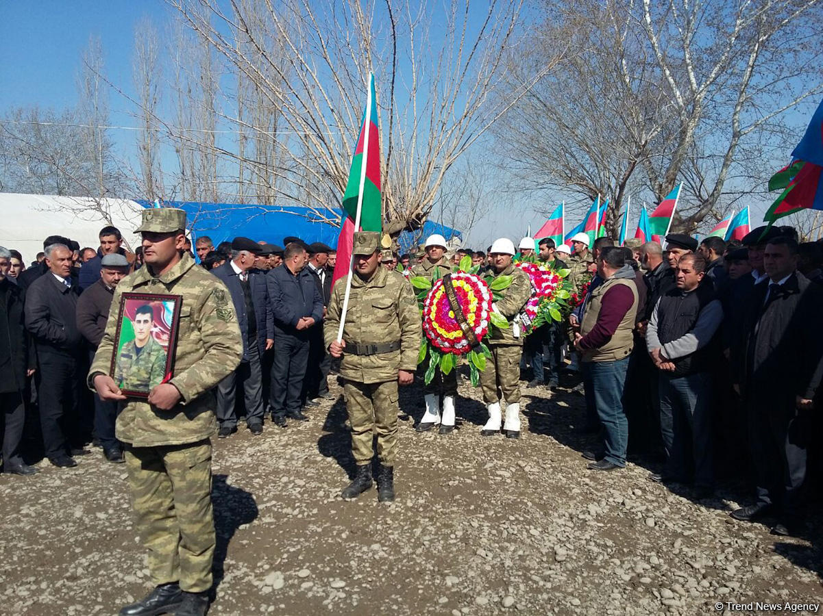 Şəhid Zülfü Qədimov Beyləqanda dəfn edildi (FOTO)