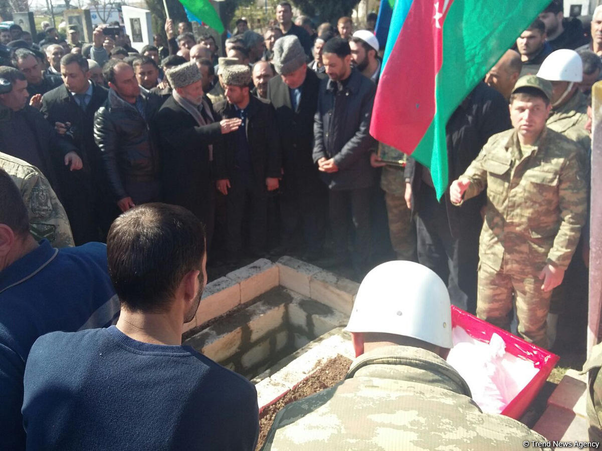 Şəhid Zülfü Qədimov Beyləqanda dəfn edildi (FOTO)