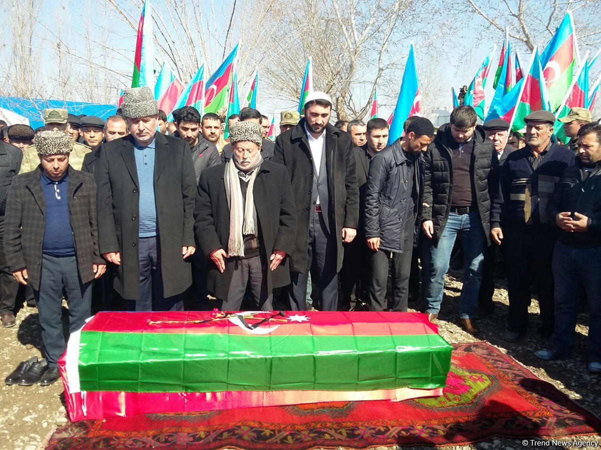 Şəhid Zülfü Qədimov Beyləqanda dəfn edildi (FOTO)