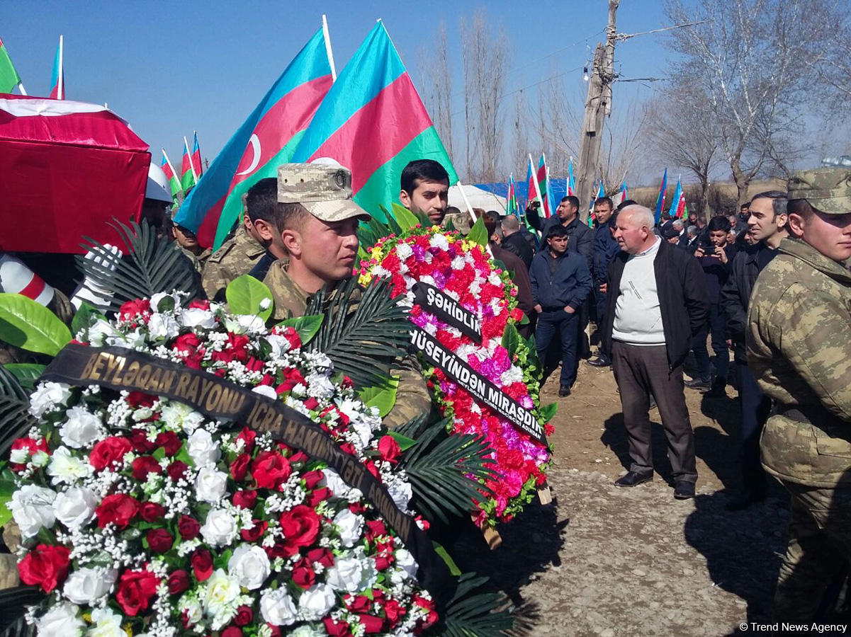 Şəhid Zülfü Qədimov Beyləqanda dəfn edildi (FOTO)