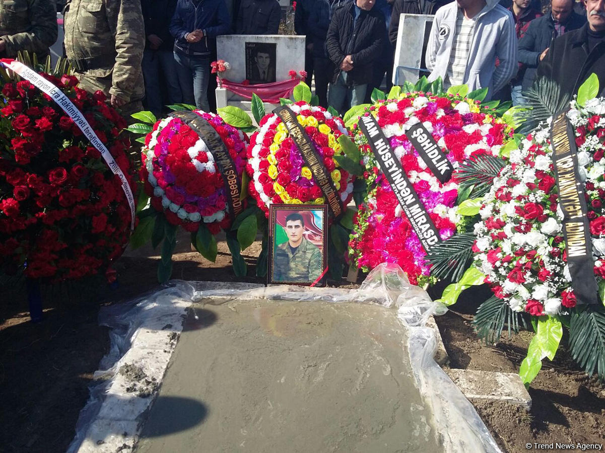 Şəhid Zülfü Qədimov Beyləqanda dəfn edildi (FOTO)