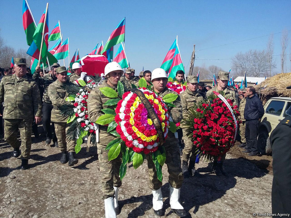 Şəhid Zülfü Qədimov Beyləqanda dəfn edildi (FOTO)