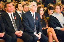 Leyla Əliyeva Moskvada Xocalı soyqırımının ildönümünə həsr olunmuş "Əbədi xatirə" adlı gecədə iştirak edib (FOTO)