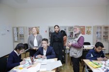 Azərbaycanın Birinci vitse-prezidenti Bilgəhdəki inteqrasiya təlimli internat məktəbinin yenidənqurmadan sonra açılışında iştirak edib (FOTO)