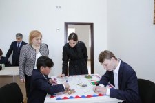 Azərbaycanın Birinci vitse-prezidenti Bilgəhdəki inteqrasiya təlimli internat məktəbinin yenidənqurmadan sonra açılışında iştirak edib (FOTO)