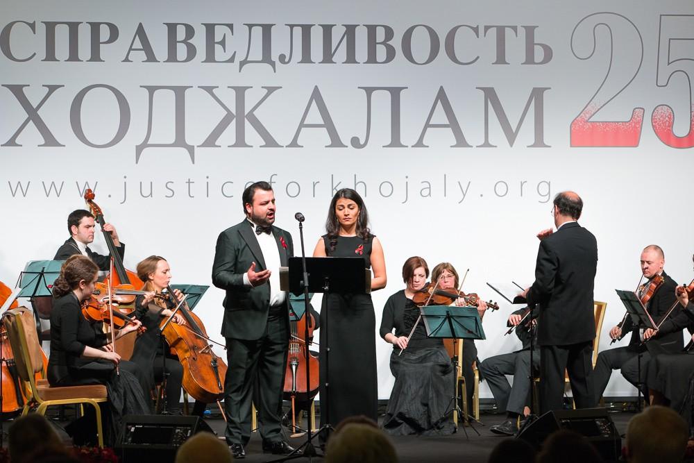 Leyla Əliyeva Moskvada Xocalı soyqırımının ildönümünə həsr olunmuş "Əbədi xatirə" adlı gecədə iştirak edib (FOTO)