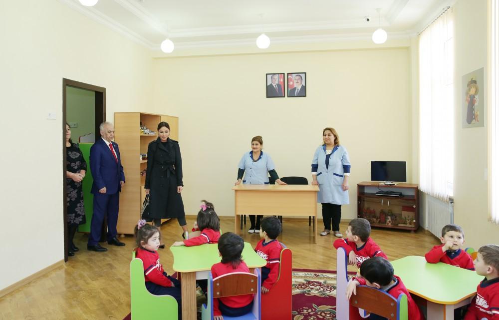 Birinci vitse-prezident Mehriban Əliyeva Pirşağıda körpələr evi-uşaq bağçasının açılışını edib (FOTO)