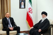 Prezident İlham Əliyevin və İranın Ali Rəhbərinin görüşü olub (FOTO) (YENİLƏNİB)