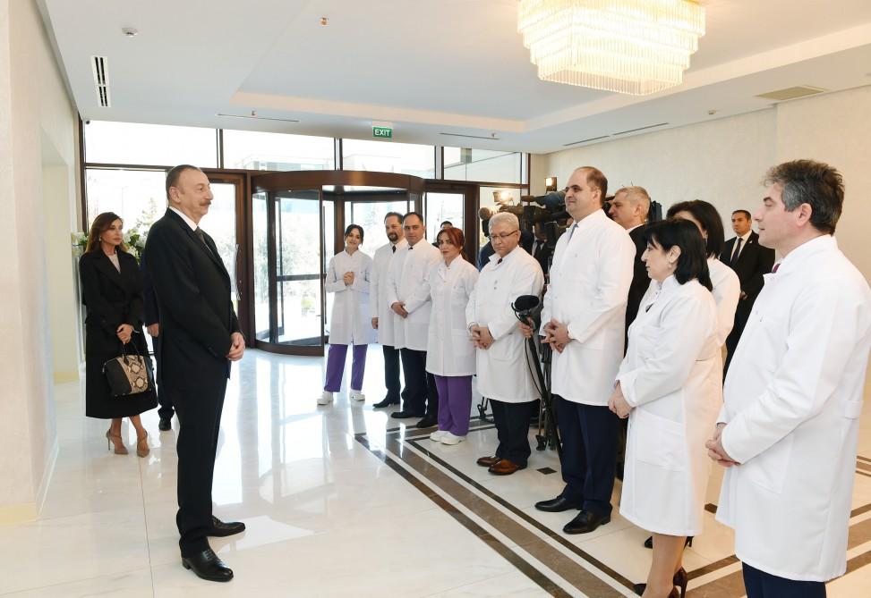 Prezident İlham Əliyev və Birinci xanım Mehriban Əliyeva "Ürək Mərkəzi"nin açılışında iştirak ediblər (FOTO) (YENİLƏNİB-2)