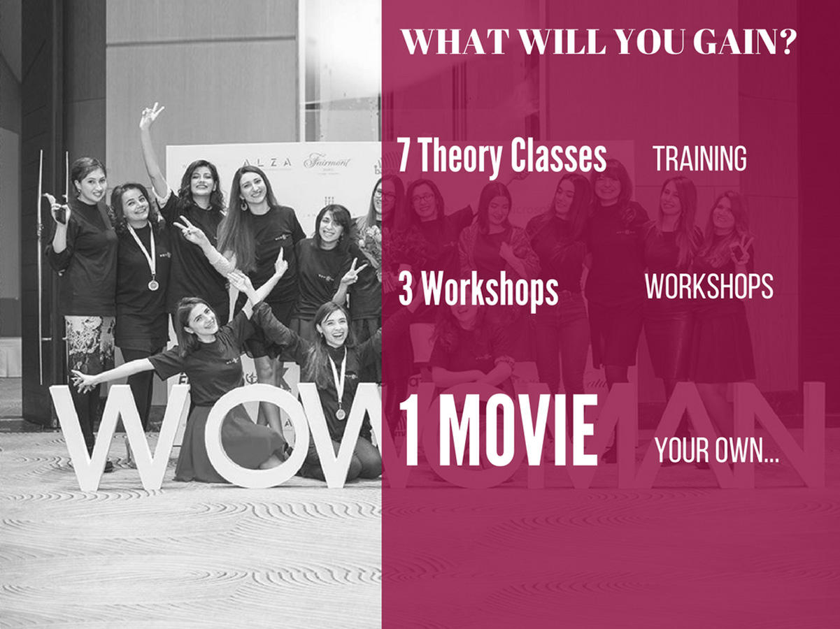 "WoWoman Cinematography" layihəsində iştirak üçün sənəd qəbulu (FOTO)