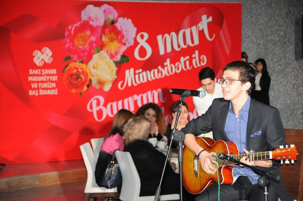 8 mart - Beynəlxalq Qadınlar günü ilə bağlı konsert keçirilib (FOTO)