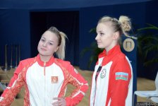 Bakıda idman gimnastikası üzrə Dünya kubokunun iştirakçılarının yoxlama məşqi keçirilib (FOTO)