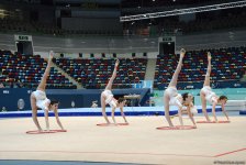 Bakıda idman gimnastikası üzrə Dünya kubokunun iştirakçılarının yoxlama məşqi keçirilib (FOTO)