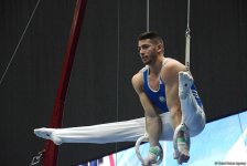 Bakıda idman gimnastikası üzrə Dünya kubokunun iştirakçılarının yoxlama məşqi keçirilib (FOTO)