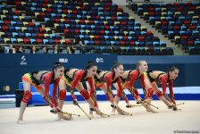 Bakıda idman gimnastikası üzrə Dünya kubokunun iştirakçılarının yoxlama məşqi keçirilib (FOTO)