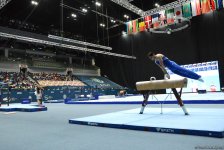 Bakıda idman gimnastikası üzrə Dünya kubokunun iştirakçılarının yoxlama məşqi keçirilib (FOTO)