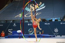 Bakıda idman gimnastikası üzrə Dünya kubokunun iştirakçılarının yoxlama məşqi keçirilib (FOTO)