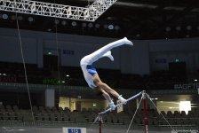 Bakıda idman gimnastikası üzrə Dünya kubokunun iştirakçılarının yoxlama məşqi keçirilib (FOTO)