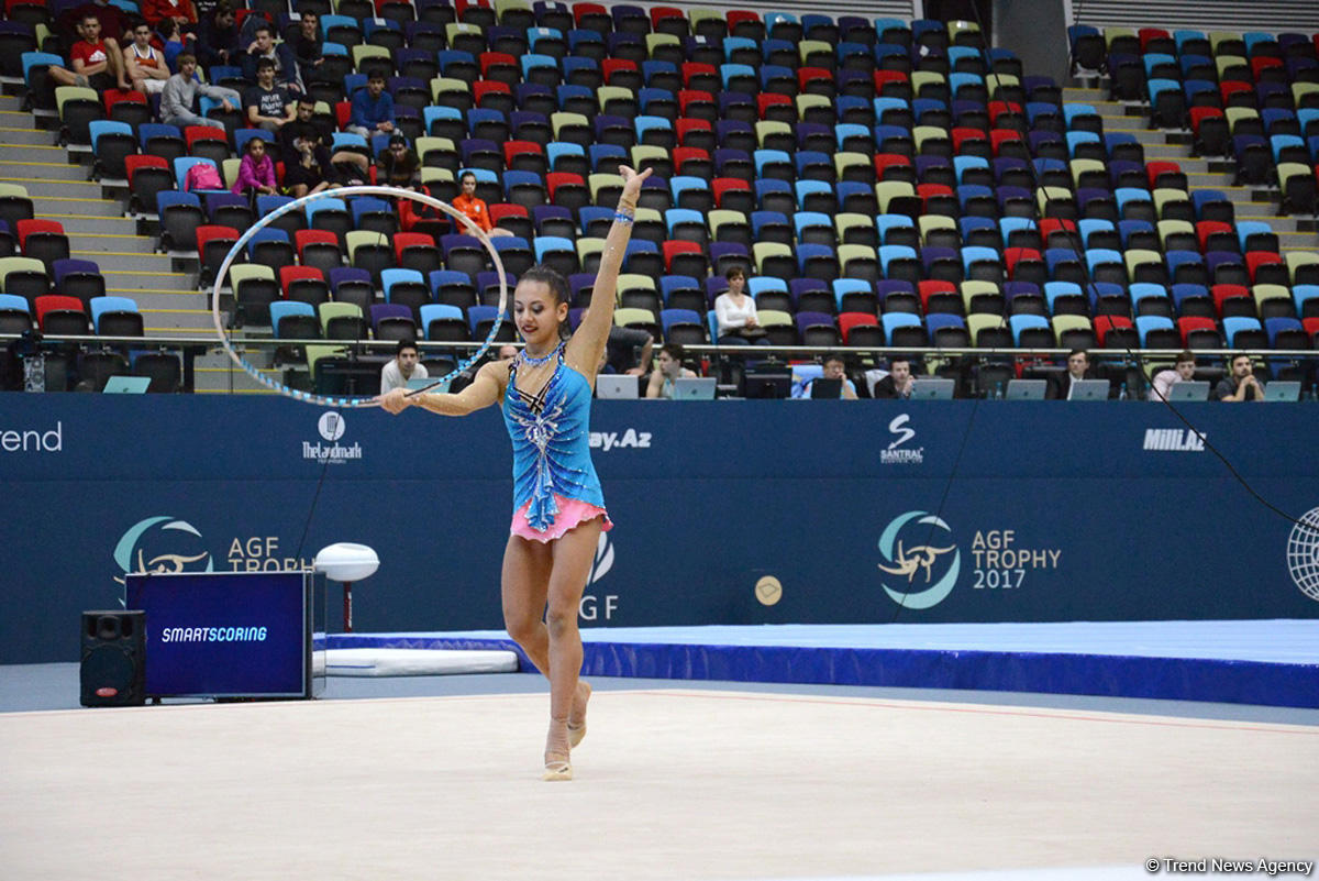 Bakıda idman gimnastikası üzrə Dünya kubokunun iştirakçılarının yoxlama məşqi keçirilib (FOTO)