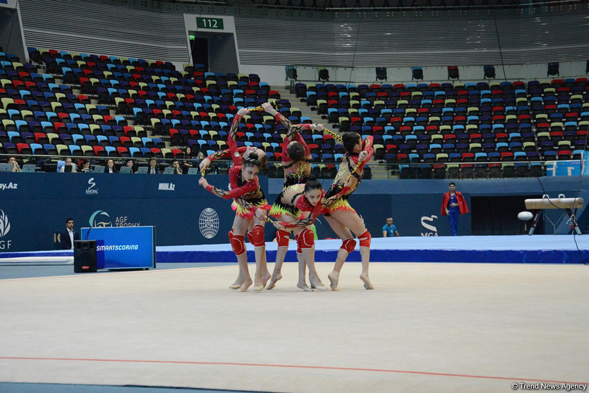 Bakıda idman gimnastikası üzrə Dünya kubokunun iştirakçılarının yoxlama məşqi keçirilib (FOTO)