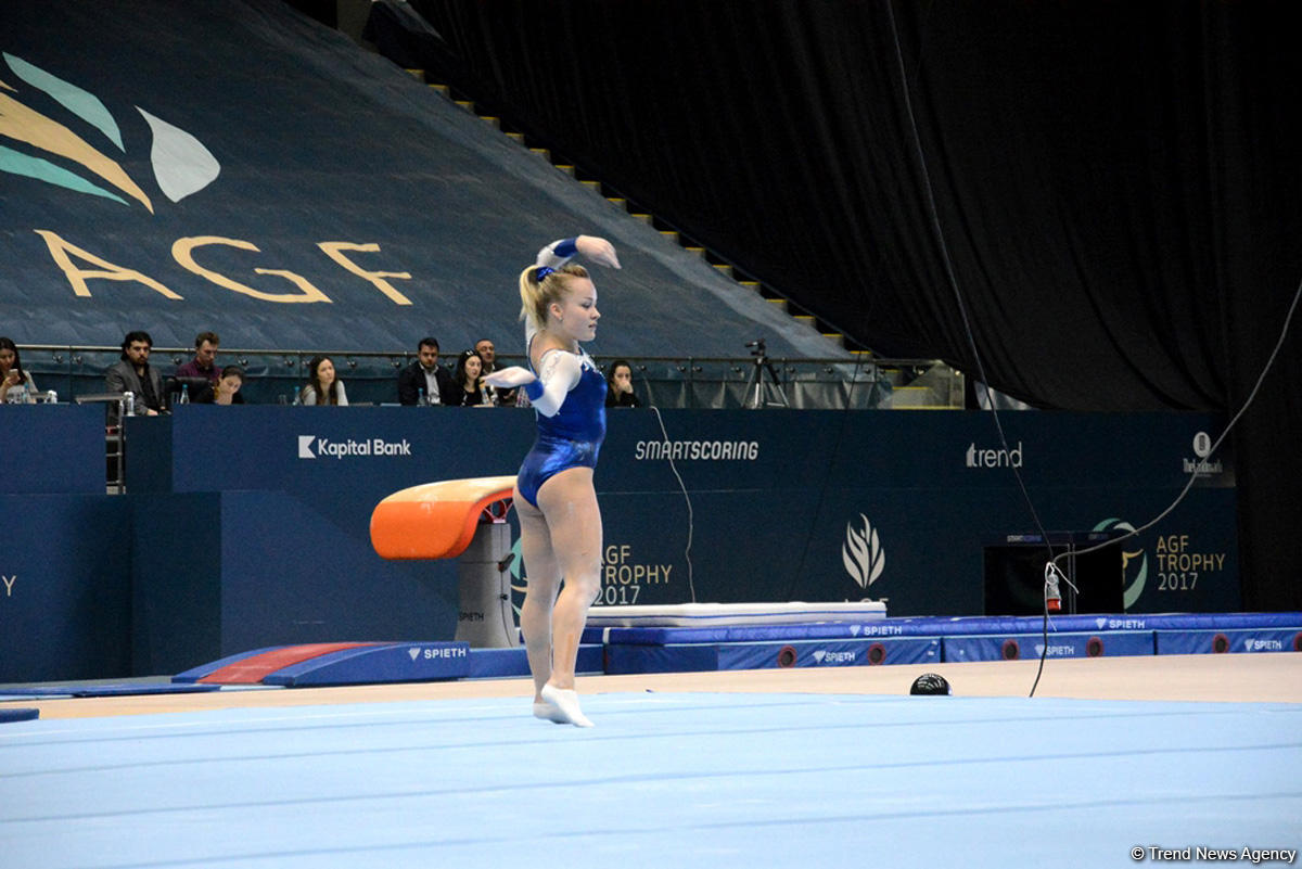 Bakıda idman gimnastikası üzrə Dünya kubokunun iştirakçılarının yoxlama məşqi keçirilib (FOTO)