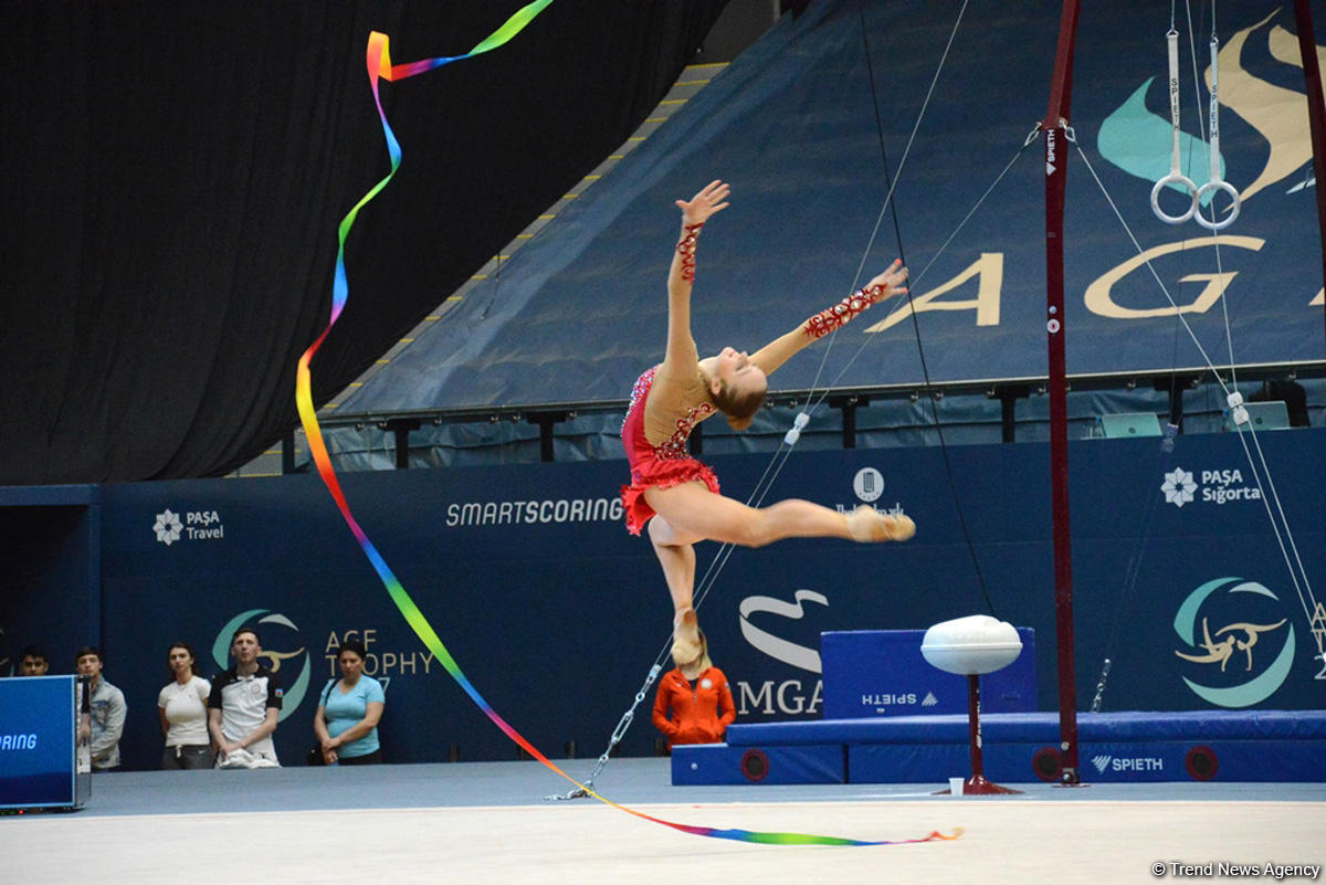 Bakıda idman gimnastikası üzrə Dünya kubokunun iştirakçılarının yoxlama məşqi keçirilib (FOTO)
