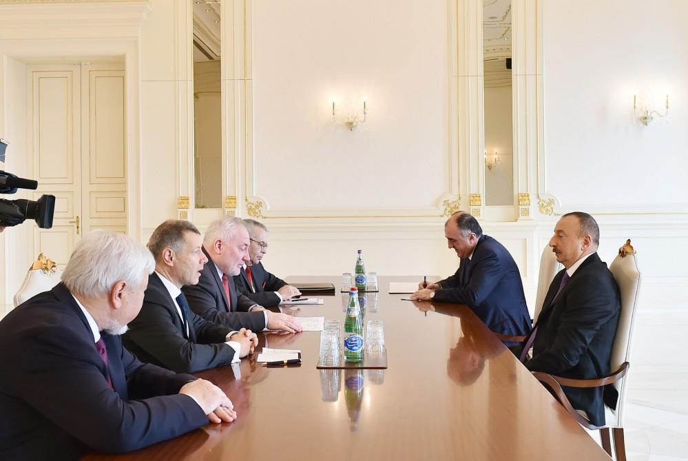 Prezident İlham Əliyev ATƏT-in Minsk qrupunun həmsədrlərini qəbul edib (YENİLƏNİB)