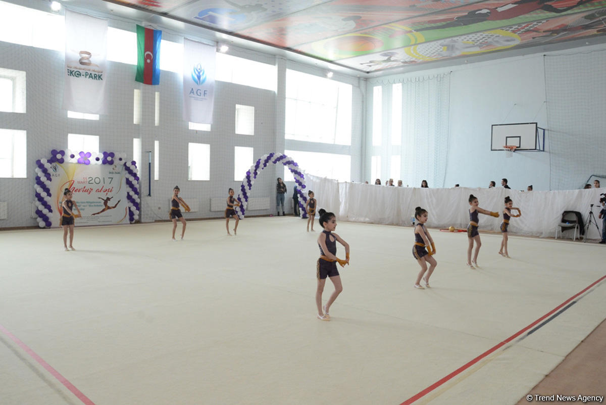Bədii gimnastika üzrə bölgələrarası “Novruz Atəşi” və I Zirə Kuboku keçirilib (FOTO)