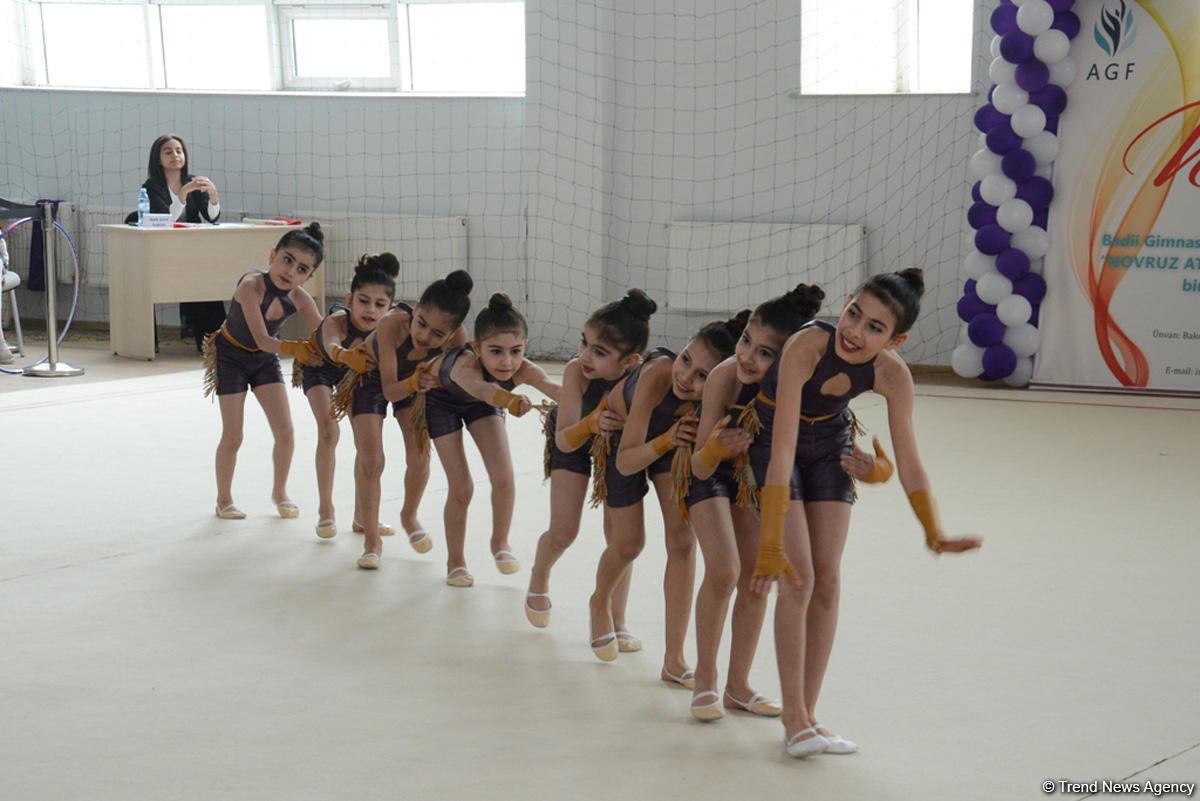 Bədii gimnastika üzrə bölgələrarası “Novruz Atəşi” və I Zirə Kuboku keçirilib (FOTO)