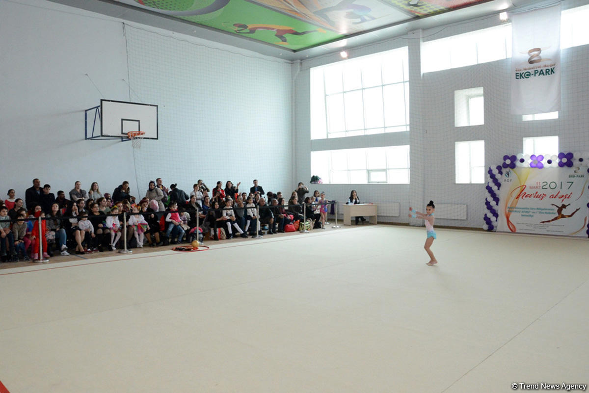 Bədii gimnastika üzrə bölgələrarası “Novruz Atəşi” və I Zirə Kuboku keçirilib (FOTO)